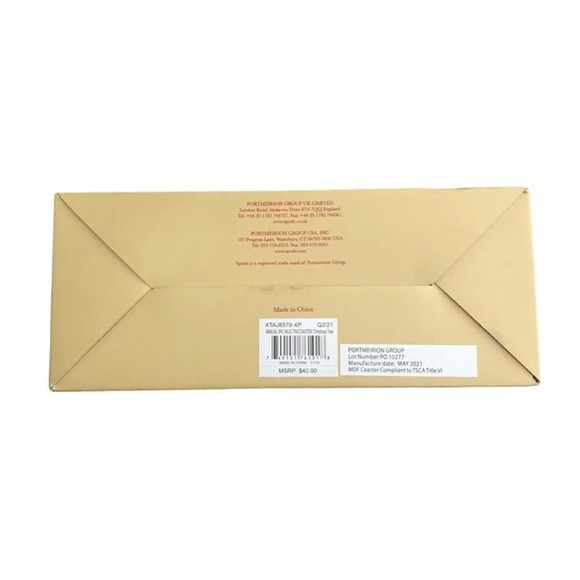 SPODE "Christmas Tree" 5 piece Tin Set 2 Mugs/Cups 12oz 2 Coasters Holiday Xmas - Picture 5 of 5